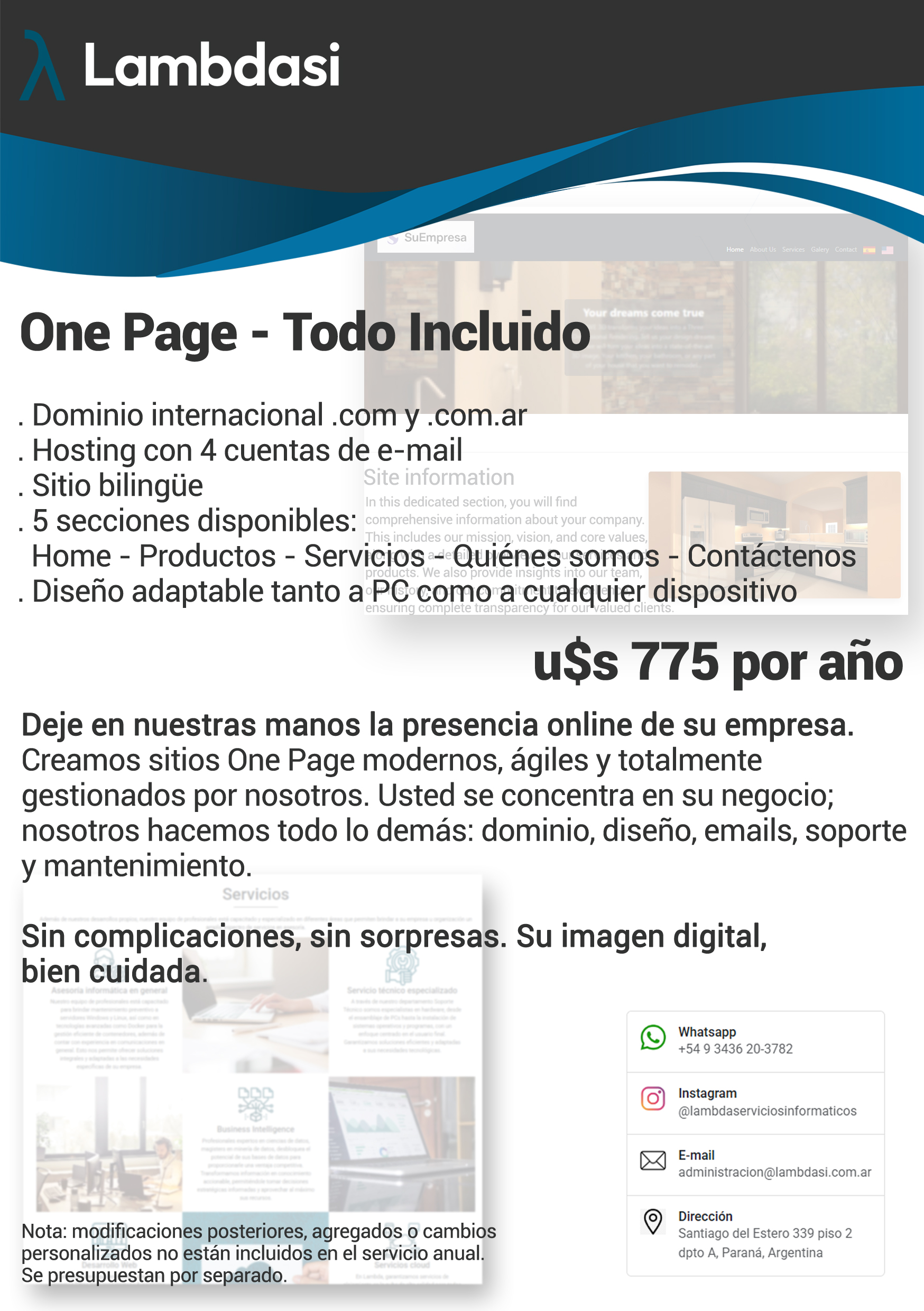 One Page de Lambda